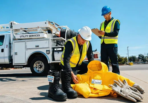 Utilities electrical work boots
