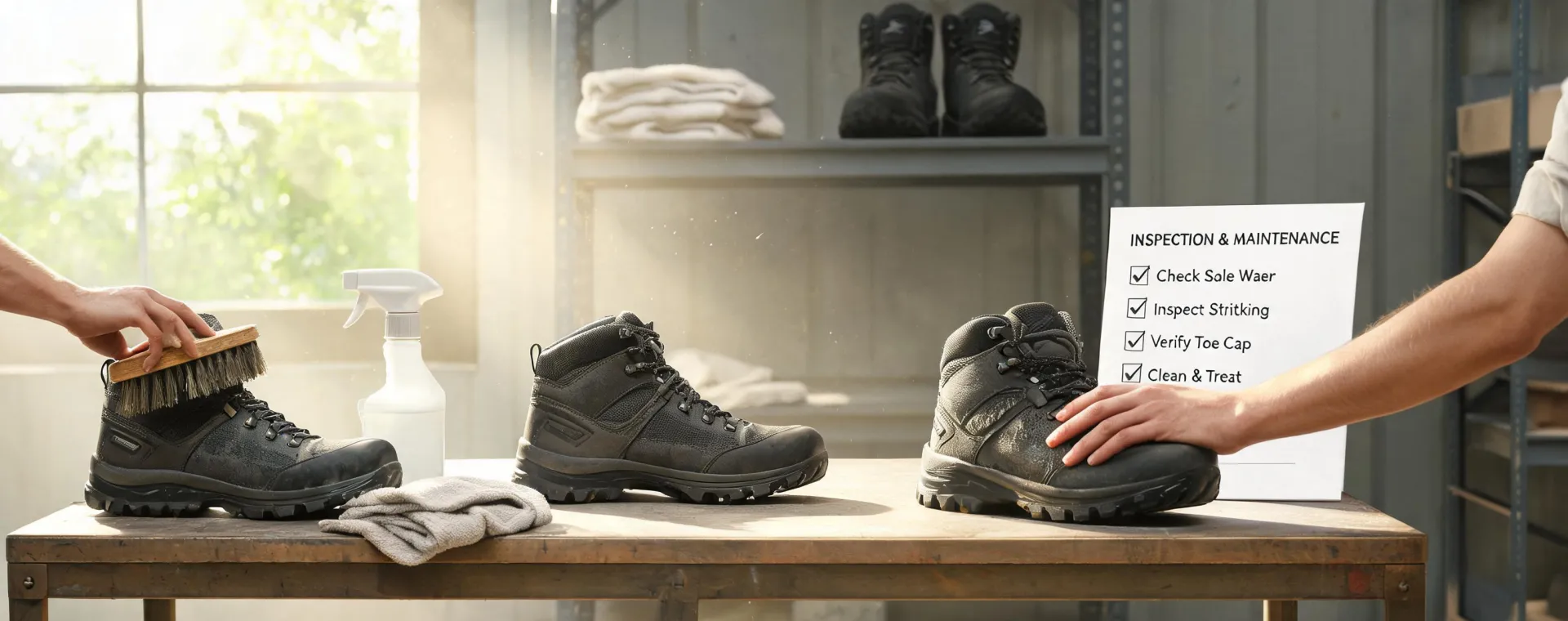 Work boot care and lifecycle planning